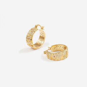 Aretes JW PEI Elephant Mujer Dorados | 8251QBLFM