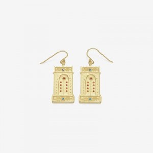 Aretes JW PEI Roman Arch Mujer Dorados Multicolor | 8240OJBPX