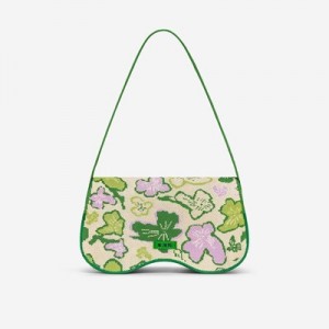 Bolsa De Hombro JW PEI Becci Knitted Mujer Multicolor | 8726XUBGR
