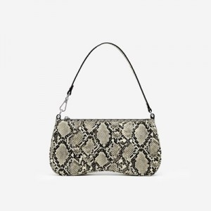 Bolsa De Hombro JW PEI Eva Mujer Beige Negros | 7608NDERZ
