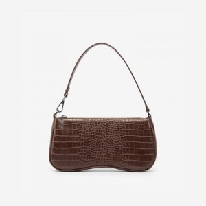 Bolsa De Hombro JW PEI Eva Mujer Cafes | 5370XVFZD