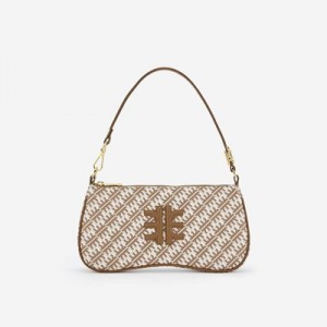 Bolsa De Hombro JW PEI FEI Eva Mujer Marrom | 5367QZNLM