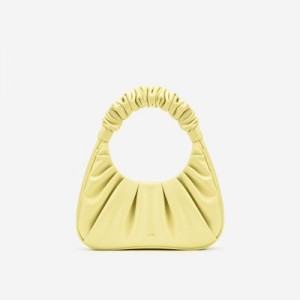 Bolsa De Hombro JW PEI Gabbi Ruched Hobo Mini Mujer Amarillos | 5397ROPMV