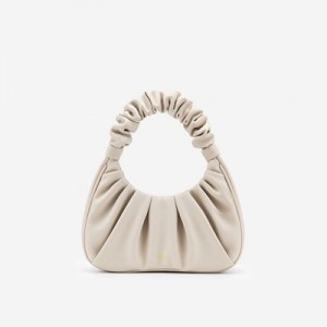 Bolsa De Hombro JW PEI Gabbi Ruched Hobo Mini Mujer Blancos | 4759YDXEI