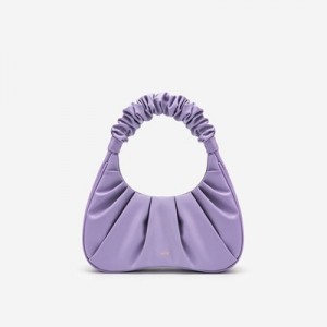Bolsa De Hombro JW PEI Gabbi Ruched Hobo Mini Mujer Morados | 8426LDXEN