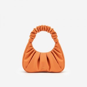 Bolsa De Hombro JW PEI Gabbi Ruched Hobo Mini Mujer Naranjas | 8296CNFVA
