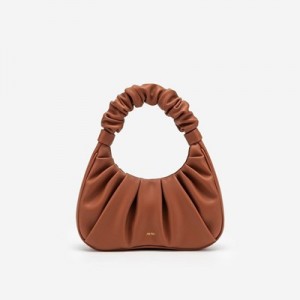 Bolsa De Hombro JW PEI Gabbi Ruched Hobo Mini Mujer Cafes Marrom | 6430GXLZF