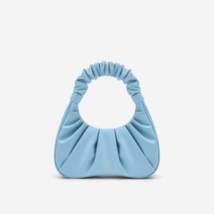 Bolsa De Hombro JW PEI Gabbi Ruched Hobo Mini Mujer Azules | 3126ZVBIG