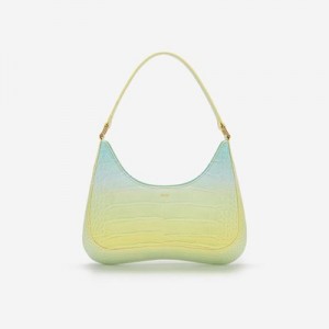 Bolsa De Hombro JW PEI Ruby Mujer Amarillos Azules | 4702WKUYO