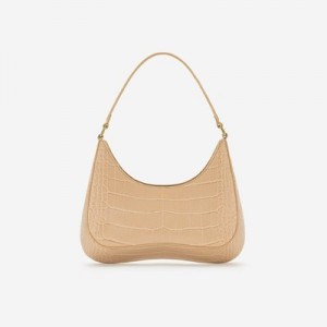 Bolsa De Hombro JW PEI Ruby Mujer Beige | 5726QPKCF