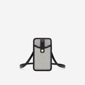 Bolsa Para Movil JW PEI Aylin Canvas Mujer Negros | 8947EGJAF