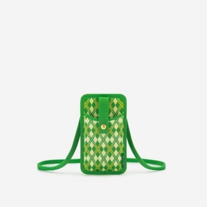 Bolsa Para Movil JW PEI Aylin Knitted Mujer Verdes Amarillos | 5617QYPLO