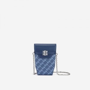 Bolsa Para Movil JW PEI FEI Chain Mujer Azul Marino | 5243WJUAV