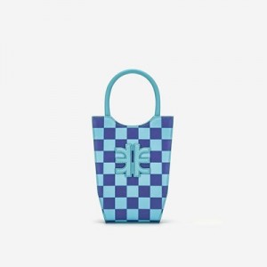 Bolsa Para Movil JW PEI FEI Checkerboard Mujer Azules Azul Marino | 7819ZXTLJ