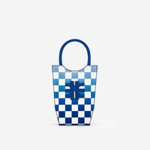 Bolsa Para Movil JW PEI FEI Gradient Checkerboard Mujer Azul Marino | 1749QUXCK