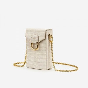Bolsa Para Movil JW PEI Lola Chain Mujer Blancos | 8164TMWVL