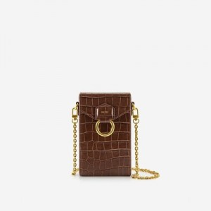 Bolsa Para Movil JW PEI Lola Chain Mujer Marrom | 9306PXAZB