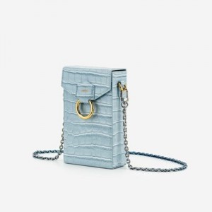 Bolsa Para Movil JW PEI Lola Gradient Chain Mujer Turquesa | 2504QMNJF