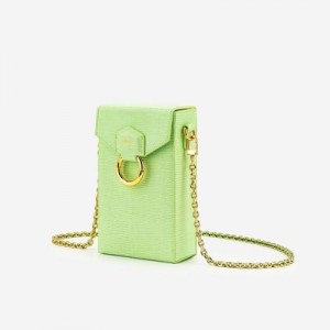 Bolsa Para Movil JW PEI Lola Gradient Chain Mujer Verdes | 4870KJRUI