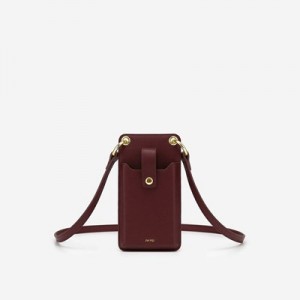 Bolsa Para Movil JW PEI Quinn Mujer Vino | 1850ZGUSA