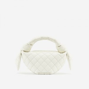 Bolsa de Mano JW PEI Croissant Top Handle Mujer Blancos | 7621XHQME