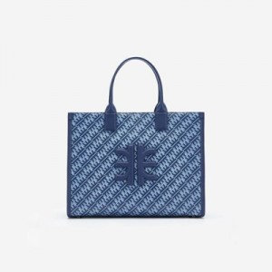 Bolsa de Mano JW PEI FEI Medium Tote Mujer Azul Marino | 6798WMZNE