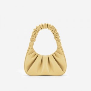 Bolsa de Mano JW PEI Gabbi Ruched Hobo Mujer Kaki | 7023XAIZH