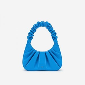 Bolsa de Mano JW PEI Gabbi Ruched Hobo Mujer Azules | 5846QPRCM