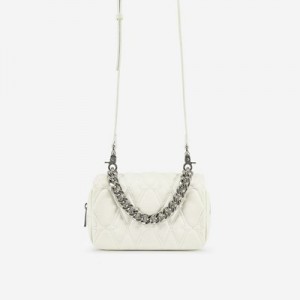 Bolsa de Mano JW PEI Nora Crossbody Mujer Blancos | 8164RXFHL
