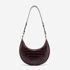 Bolsas Hombro JW PEI Carly Saddle Mujer Marrom | 9520FGVOE