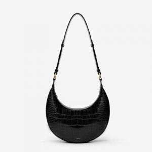 Bolsas Hombro JW PEI Carly Saddle Mujer Negros | 8457CUBMZ