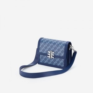 Bolsas Hombro JW PEI FEI Mini Flap Mujer Azul Marino | 8261XYHEI