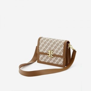 Bolsas Hombro JW PEI FEI Mini Flap Mujer Marrom | 8640PVIZK