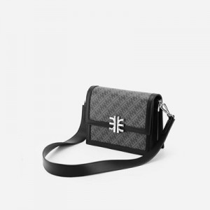 Bolsas Hombro JW PEI FEI Mini Flap Mujer Negros | 0413NVMDJ