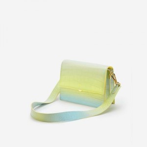 Bolsas Hombro JW PEI Mini Flap Mujer Amarillos Azules | 5061UBSEK