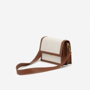 Bolsas Hombro JW PEI Mini Flap Mujer Beige | 5941UPHXN