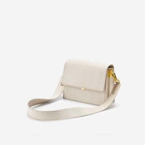 Bolsas Hombro JW PEI Mini Flap Mujer Blancos | 8542KOLNZ