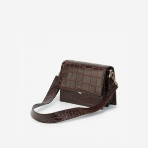 Bolsas Hombro JW PEI Mini Flap Mujer Marrom | 2635OAFYN