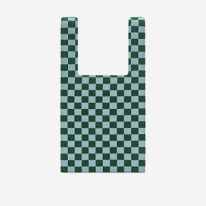 Bolso Tote JW PEI Shea Checkerboard Knitted Mujer Verdes | 3684XOCIH