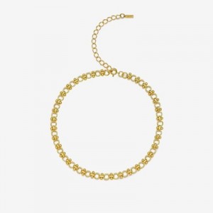 Collar JW PEI A Chain Mujer Dorados | 9752IDSXG