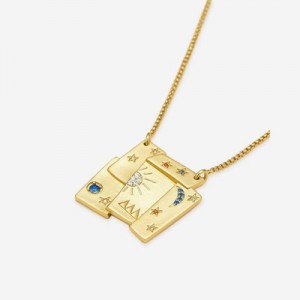 Collar JW PEI Cosmos Combination Mujer Dorados Multicolor | 4137FJEVU