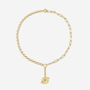 Collar JW PEI Cosmos Round Mujer Dorados Multicolor | 7239PKWRD