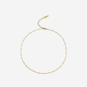 Collar JW PEI F Chain Mujer Dorados | 1679QBYGS