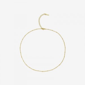 Collar JW PEI G Chain Mujer Dorados | 2147IJKWH