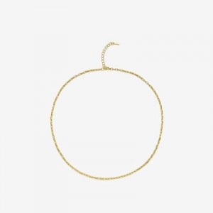 Collar JW PEI H Chain Mujer Dorados | 0985SWRYT