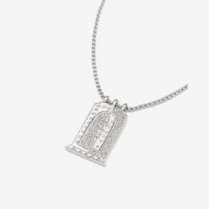 Collar JW PEI Roman Small Arch Pendant Mujer Plateados | 9265UKMXJ