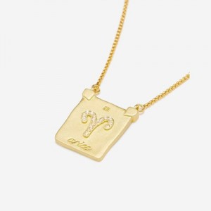 Collar JW PEI Zodiac Pendant Mujer Dorados | 8459HMFNA