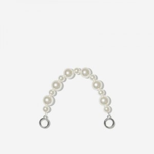 Correa De Cadena JW PEI Anna Faux Pearl Mujer Plateados | 7318UORVQ