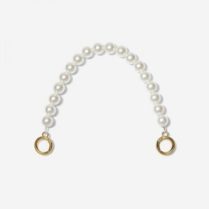 Correa De Cadena JW PEI Anna Medium Faux Pearl Mujer Blancos | 9048QOKFV