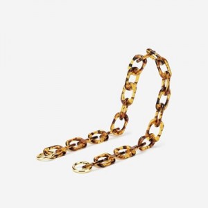 Correa De Cadena JW PEI Mya Tortoiseshell Acrylic Mujer Dorados | 4035OVNPH